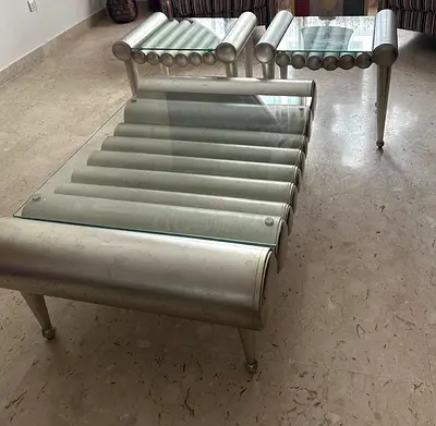 Modern Designer Coffee Table Set (3 Pieces)