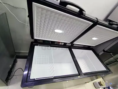 Double-lid Chest Freezer – Spacious, Good Working Condition like new more details contact me