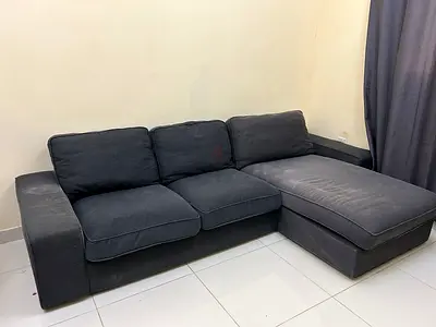 L-shaped sofa with chaise lounge