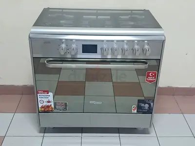 Super General Brand Latest New Model Top Gas , Oven Electric Cooker Range Size 90 X 60cm  Digital