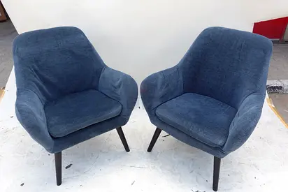 (38) Mid-century modern accent chairs