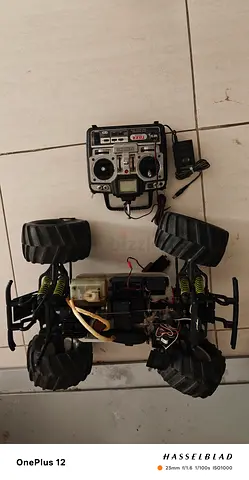 Used RC Petrol Monster Truck with Transmitter —