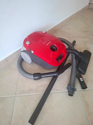 Red Canister Vacuum Cleaner - Used, Working 1600w