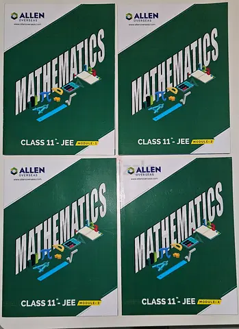 Allen Mathematics Class 11 IIT-JEE - preparation books of 4 Modules