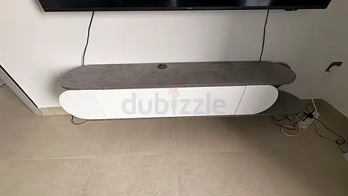 Mourah Tone Tv Stand Up To 65 Inches With Storage Retro - Grey/White