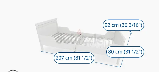 Ikea kids extendable bed.