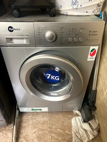 7kg Front-load Washing Machine (Silver) - Working, Good Condition