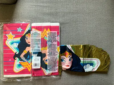 Birthday decorations Wonderwoman