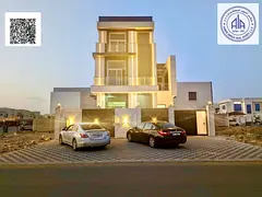 HOT OFFER G +3 NEW VILLA FOR SALE WITH ELECTRICITY AND WATER IN AL YASMEEN AJMAN