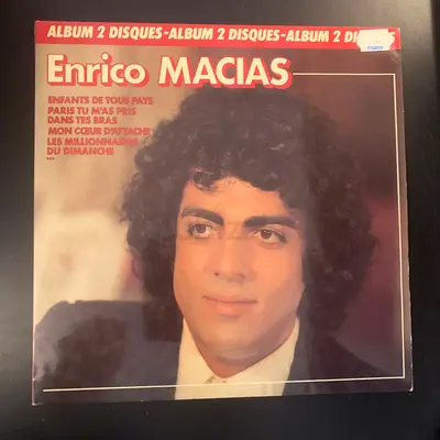 Enrico Macias Unique French vinyl Double album