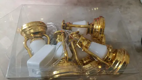 Set of Decorative Miniature Oil Lamps