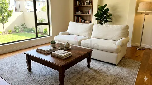 Crate Barral two seater sofa bed with mattress
