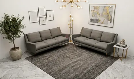 West elm luxury stylish 3+3 seater sofa