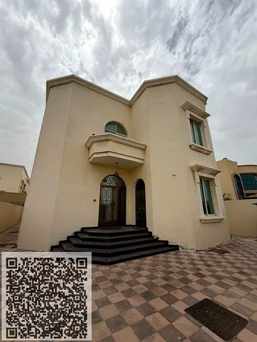 فيلا ايجار سنوى بعجمان منطقة الرقايب 5 غرف نوم ماستر مساحة واسعة