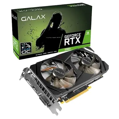 GALAX GeForce RTX 2060 Dual-Fan Graphics Card - Used, Working