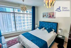 Furnished 1BR | Chiller Free | Balcony &amp; City View