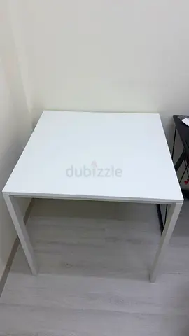 Ikea Modern Square White Table