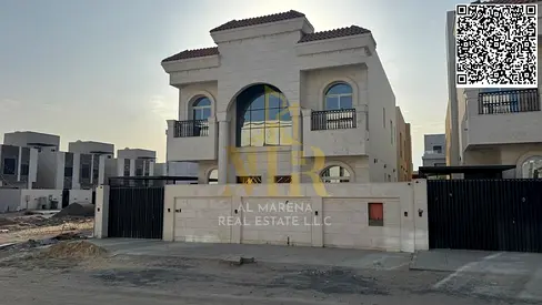 Two-story villa with all registration fees included, in one of Ajman's most prestigious areas. Freehold ownership available to all nationalities.