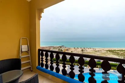 Fully Furnished Studio For Rent - Amazing Sea View - Al Hamra Village