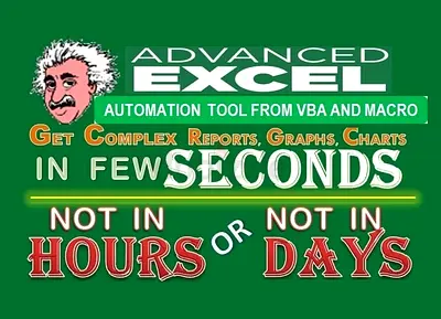 EXCEL EXPERT : Macro VBA Automation-All Kind of Reports, Graphs, Charts Solution