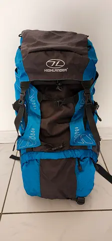 Blue Highlander Hiking Backpack - 65 L
