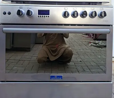 Kodama gas cooker size 90x60cm with 5 burners for sale