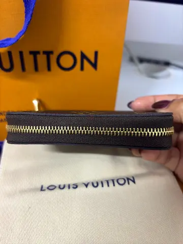 My Louis Vuitton Monogram Zip Wallet (compact coin/key pouch) Microchipped