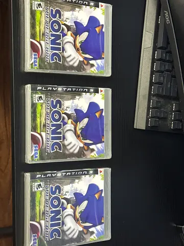 Sealed Sonic the Hedgehog (PS3) - Set  of 3