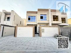 Villa for sale in Al Zahia, spacious area, 4 master bedrooms, living room, majlis, large yard, inclu