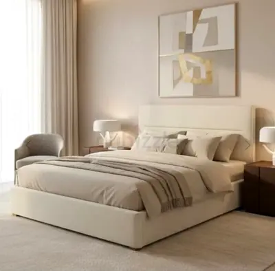 Beige Brand new Queen size bed including medical mattress good Quality Queen bed