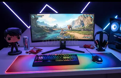 🔥 Budget Gaming Beast – RGB Keyboard + Mouse Pad Combo 💥