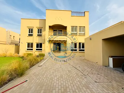 Luxury Family Villa: 5 Bedrooms, 2 Halls, Maid & Driver Room, Large Garden – 155K