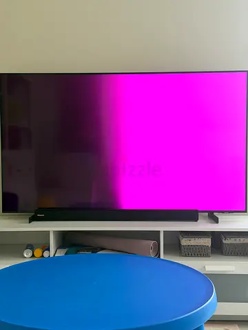 Samsung AU8000 65 inch .Backlight problem. Picture visible, screen not cracked. FOR PARTS,for repair