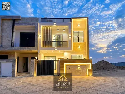 Villas for sale, including registration and ownership fees, in one of the most prestigious residential areas, with spacious areas and a strategic loca