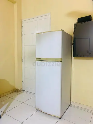 Sharp White Top-Freezer Refrigerator - Used, Working