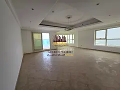 2BR apartment with free AC, direct corniche view, large balcony, maid room, 4 baths, sea view, luxur