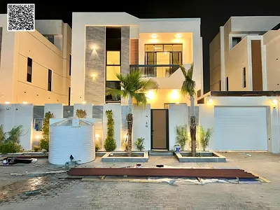 Luxury villa for sale in Al Bahia - elegant design featuring 6 spacious bedrooms and ultra-luxurious finishes in a quiet and strategic location in Ajm