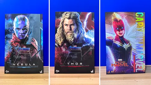 3 Hot Toys Marvel 1/6 Scale Figures | Deluxe Version