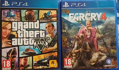 GTA V  Far Cry 4 for PS4 — Bundle of 2