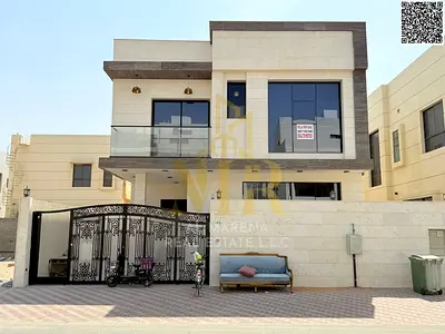 Luxury villa for sale in Al Yasmin, elegant design featuring 5 spacious bedrooms and ultra-luxurious finishes in a strategic location in Ajman 🏡✨