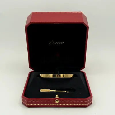 Authentic CARTIER LOVE BRACELET IN YELLOW GOLD CLASSIC MODEL
