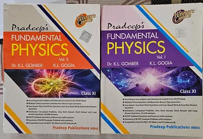 Pradeeps Fundamental Physics Vol I  II (Class XI) - Set CBSE
