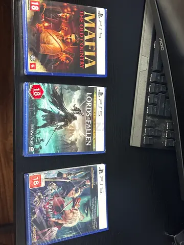 Brand new sealed 3 PS5 games - Mafia: The Old Country, Lords of the Fallen, Devil May Cry 5