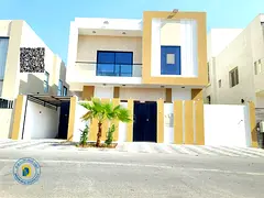 Modern villa for sale 6 bedrooms with a roof , including registration fees and bank financing, freeh