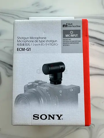 Sony ECM-G1 On-Camera Shotgun Microphone - Boxed