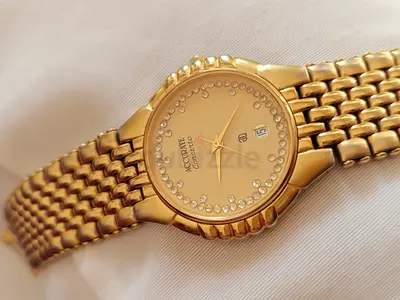 Accurate Gold Plated Swiss Watch