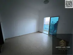 Luxury 2BR apartment, annual rent, Al Nuaimiya 3: large rooms, hall with balcony, fitted kitchen, pr