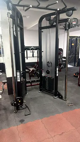 Dual cable crossover functional trainer with weight stacks