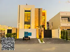 For sale: luxury villa on Al Qar Ready Street, 4 beds, majlis, hall, office, garden, marble finishin