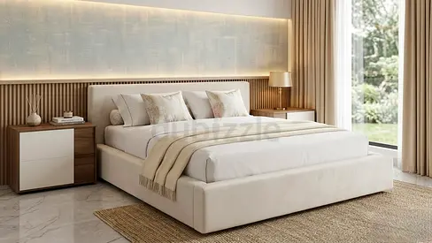 Super King Modern Upholstered Bed Frame  - Used, Good Condition